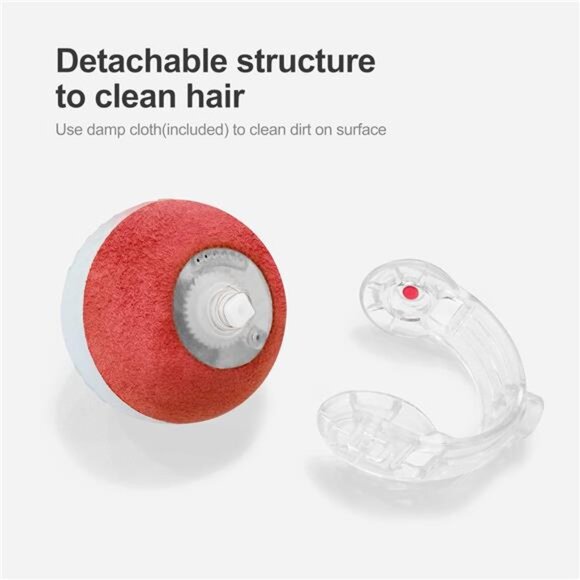 Interactive Cat Toys for Indoor Cats,The 3rd Generation Agile Moving Cat Ball - Picture 13 of 14